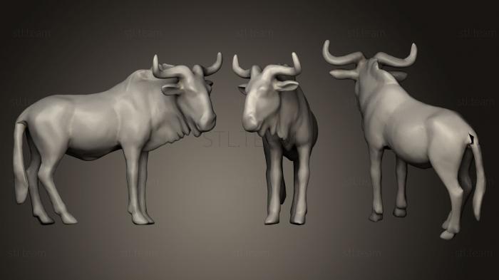 3D model Wildebeest (STL)